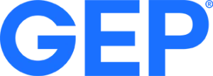 GEP logo. Sourcing, Procurement, 3rd Party Risk