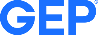 GEP logo. Sourcing, Procurement, 3rd Party Risk