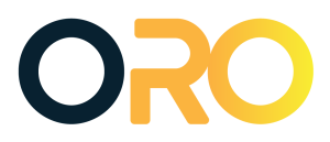 The word ORO in a bold, modern font. The first O is black, while the letters R and the second O are yellow with a gradient effect from orange to yellow. Sourcing, Procurement, 3rd Party Risk