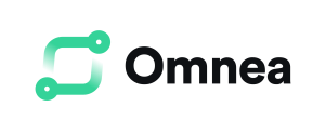 Logo featuring a green, abstract geometric symbol beside the word “Omnea” in bold black letters on a white background. Sourcing, Procurement, 3rd Party Risk