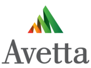 Avetta logo featuring three overlapping triangles in orange, yellow, and green above the word Avetta in large, gray text on a light background, symbolizing connectivity and collaboration. Sourcing, Procurement, 3rd Party Risk
