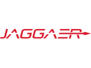 Red stylized text logo spelling JAGGAER on a light gray background, with the final R featuring an arrow pointing to the right, representing innovation. Sourcing, Procurement, 3rd Party Risk